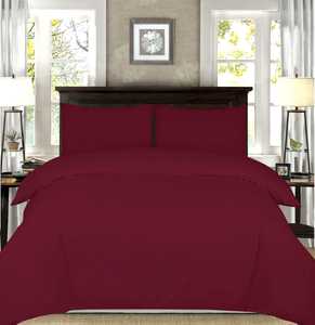 ชุดปลอกผ้านวมย้อมผ้าไมโครไฟเบอร์นุ่มสบายชุดเครื่องนอนสำหรับบ้านผ้าคลุมเตียงผ้าฝ้าย100% - Product Image 5