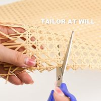 Rouleau de sangle en rotin synthétique tressé réglable, écologique, réutilisable, durable, imperméable, pour projets de décoration intérieure DIY et armoires