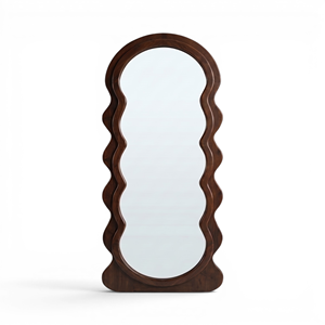 Espejo de pie moderno de lujo, decoración de cristal hecho a mano con diseño de nube para dormitorio, Navidad y bodas - Product Image 1
