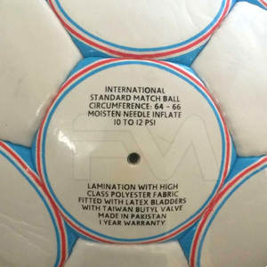 Balón de fútbol cosido a mano de cuero suave con logotipo personalizado, equipo de práctica, balón de fútbol cosido a mano - Product Image 6