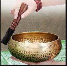 Bol chantant en laiton, fait à la main, personnalisé, avec bâton en bois, pour la méditation parfaite et le yoga - Product Image 2