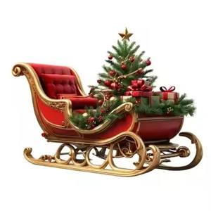 Trineo de Navidad de Metal hecho a mano Pantalla de mesa Adorno festivo único Perfecto para una decoración navideña acogedora - Product Image 6