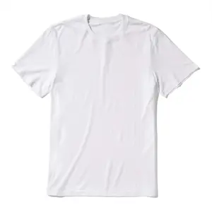 环保舒适: 批发普通男式o领t恤，由100% 有机棉制成，非常适合网上购物