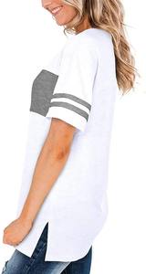 T-shirt pour femme en coton 100% imprimé de haute qualité, streetwear et tenues décontractées, t-shirt pour femme à la vente - Product Image 6