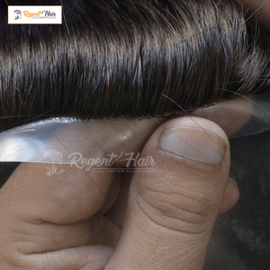 Mono100% Cabello Natural Indio con Encaje Suizo, Tupé para Hombre, Peluca de Cabello para Hombre, Precio Bajo, Más Vendido, Exportación desde Bangladés - Product Image 2