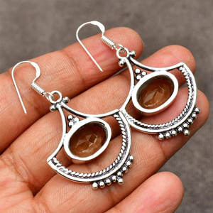 Pendientes de Cornalina, Latón Chapado en Oro, Joyería Vintage Hecha a Mano, Certificado IGI, HARI OM CREATIONS, Temporada de Verano, Boda, Unisex - Product Image 2