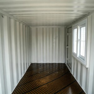 Maison conteneur moderne portable en acier résistant aux intempéries de 12 pieds pour bureau, entrepôt ou atelier - Product Image 4