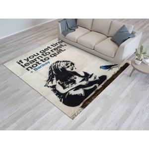 Alfombra de Arte Banksy: Decoración de Arte Callejero Lavable a Máquina, Alfombra Suave No Tejida - Product Image 5