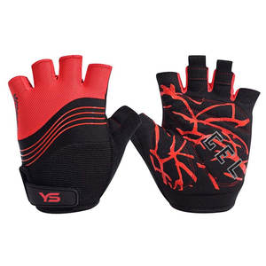 Gants de cyclisme d'hiver unisexes mi-doigts de haute qualité coupe-vent taille plus sangle de poignet réglable couleur personnalisée néoprène cuir - Product Image 1