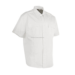 Camisa de uniforme de trabajo de seguridad de manga corta clásica para hombre con logotipo personalizado - Product Image 5