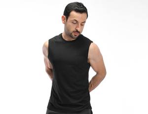 Camiseta sin mangas transpirable de secado rápido para gimnasio, camiseta sin mangas deportiva personalizada para hombre, chalecos para correr, Fitness y gimnasio - Product Image 6