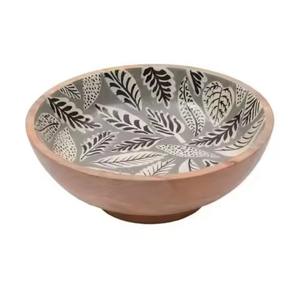 Bol à mélanger en bois de luxe pour la cuisine, design attrayant, nouvelle arrivée, vaisselle moderne pour la maison et les hôtels, bol de service pour les aliments - Product Image 5