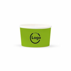 Gobelets en carton compostables P2P 120cc - Personnalisables, fond plein, qualité alimentaire, biodégradables - Product Image 3