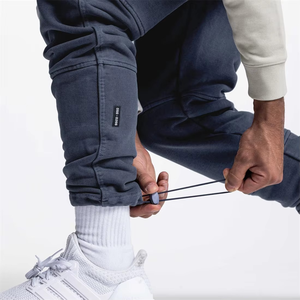 Pantalons décontractés en coton pour hommes, streetwear, molleton, délavage acide, sur mesure, de haute qualité, confortables, taille adulte, pantalons décontractés - Product Image 4