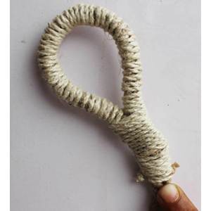 พวงระฆังป่านจู๊ตทำมือขนาด 150 ซม. สไตล์โบฮีเมียน ตกแต่งแบบอินเดียสำหรับแขวนในเทศกาลดีวาลี - Product Image 4