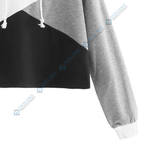 เสื้อครอปฮู้ดดี้ผู้หญิง ระบายอากาศได้ดี ขายดี คุณภาพพรีเมียม มีจำหน่ายแล้ว - Product Image 3