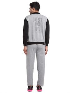 Conjunto Deportivo de 2 Piezas para Hombre, Transpirable y de Secado Rápido, con Mangas en Contraste, Estilo Americano, Chaqueta con Cremallera y Pantalones Deportivos, Chándal de Invierno - Product Image 2