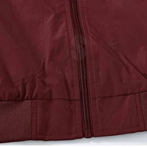 Chaqueta universitaria acolchada de alta calidad para hombre, ropa deportiva Bomber larga de algodón con cuello en V, tela de punto teñida, talla XL de otoño - Product Image 5