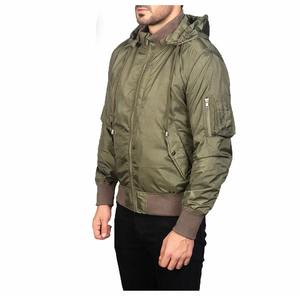 Unisex personalizado bordado invierno frente ligero 100% poliéster secado rápido transpirable vuelo bombardero chaqueta Streetwear Casual - Product Image 2