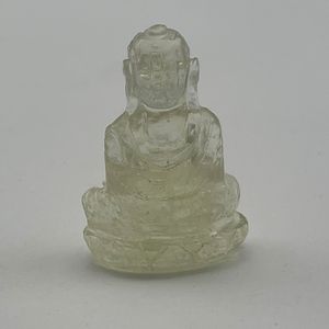 Buda de cristal del desierto libio Natural tallado raro LDG calavera tallada a mano calavera bellamente tallada calavera - Product Image 5