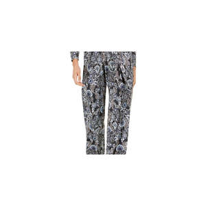 Tuta Intera Nera da Donna NY Collection, Vita Alta con Bottoni, Stampa in Chiffon, Taglie dalla Petite alla 3XL, Stile Fitness - Product Image 3