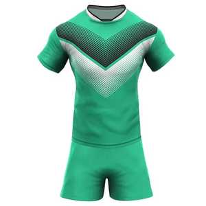 New Cheap Unisex <b>Rugby</b> Uniform Set Customizable Sublimation Embroidery Breathable Team Wear - Product Image 1