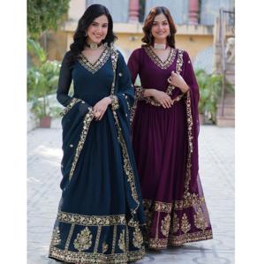 Nouvelle collection de robes de marque de créateur pour les femmes de qualité supérieure pour les mariages et les événements ethniques au prix de gros - Product Image 1