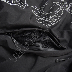 Pantalones de Esquí Negros Reflectantes con Estampado Tribal, Resistentes al Viento, de Alta Calidad, con Forro Interior Cálido, Cintura con Cordón Ajustable y Puños Elásticos - Product Image 5