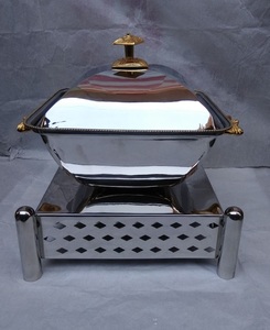 Plat à chafing en cuivre plaqué, design fabuleux, parfait pour les buffets et la restauration, fournitures hôtelières, équipement de restauration - Product Image 6