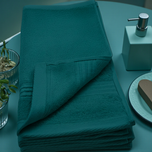 Serviette de toilette en coton 600 GSM avec logo personnalisé, 30x30cm, bordure cordonnée, douce, séchage rapide, certifiée Oeko-Tex, pour salon, spa, hôtel, vente en gros - Product Image 3