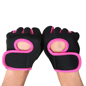 Guantes de cuero personalizables unisex para levantamiento de pesas, entrenamiento de culturismo, ejercicio deportivo - Product Image 3