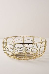 Handmade Metal <b>Basket</b> Crafted <b>For</b> Modern Home Kitchen Dining Room <b>Bathroom</b> Office Decorative Storage Solution - Product Image 5