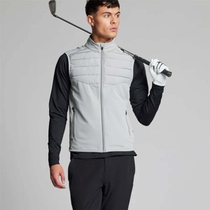Gilet matelassé élégant pour homme-Veste sans manches chaude et durable, parfaite pour les activités d'hiver et de plein air - Product Image 3