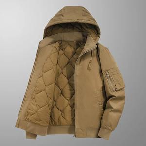Nouvelle veste de travail chaude épaissie à capuche décontractée de style d'hiver - Product Image 3