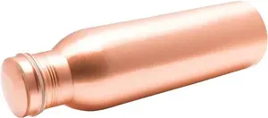 Standard Quality Copper <b>Water</b> <b>Bottle</b> Plain Matt Finish Copper <b>Water</b> <b>Bottles</b> 100% Pure Copper 1000 Ml Drinkware <b>Bottle</b> - Product Image 2