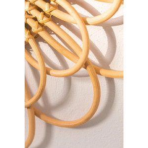 Newest Design 100% Eco-friendly Rattan <b>Mirror</b> Wall <b>Hanging</b> Home Hotel Decoration Wholesales From Vietnam - Product Image 2