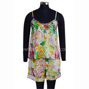 Ensemble de vêtements de nuit 100% coton imprimé pour femmes Soft Touch Summer Nightwear de Zed Aar Exports - Product Image 3