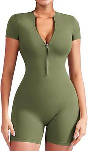 Mameluco de entrenamiento informal para mujer de alta calidad 2024, mono ajustado para Fitness, ropa de Yoga con cremallera frontal, ropa deportiva de lona de cintura alta - Product Image 6