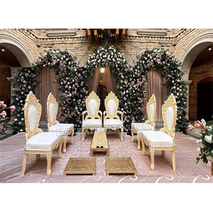 Sillas modernas de madera Vedi para bodas Ceremonias Phera Madera tratada Durable Tamaño personalizado - Product Image 1