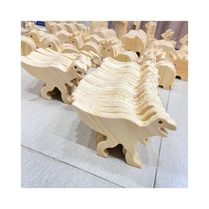 Animaux en bois avec une diversité animale différente avec de nombreuses tailles/formes et couleurs du Vietnam - Product Image 3
