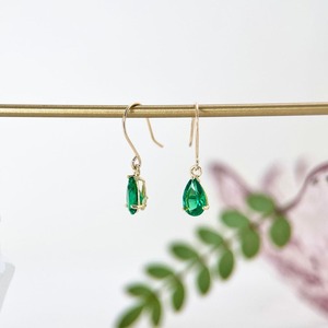 Boucles d'oreilles classiques faites à la main 925 bijoux solides pour femmes 925 argent Sterling vert Quartz pierre précieuse Boho Style cadeau pour soeur - Product Image 4