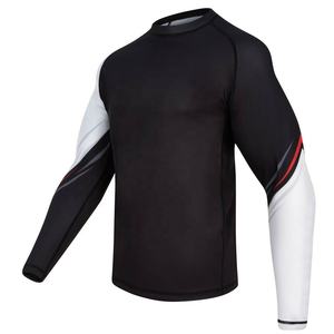 OEM 2025 Personnalisé Imprimé Compression MMA Rash Guard pour Hommes Sublimation BJJ Rash Guard - Product Image 6