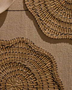 Nouveau design Tapis de table tissé minimal pour la salle à manger Décor écologique Boho Home Accent Napperon élégant fait à la main en jonc de mer - Product Image 5