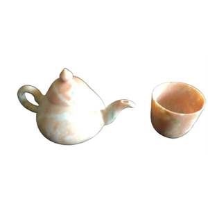 Juego de té de mármol antiguo vintage, juego de té de mármol, juego de té de mármol real - Product Image 1