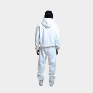 Ensemble de vêtements de sport décontractés unisexe grande taille, survêtement technique en molleton zippé pour homme, logo respirant, sweat à capuche - Product Image 4