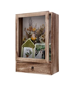 Boîte d'ombre en bois cadre photo de haute qualité et de bonne qualité multi-taille profonde pour bricolage décoration de la maison - Product Image 2