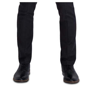 Kenneth Cole Reaction Pantaloni eleganti da uomo extra slim-fit elasticizzati con motivo micro check pied-de-poule, colore grigio scuro, taglia 34X32 - Product Image 3