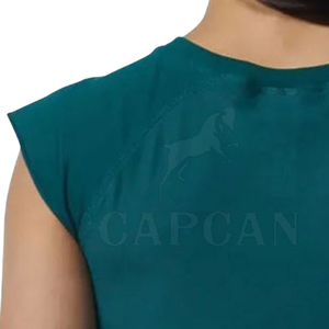 Capcan International's XL Talla 100% Algodón Camisetas de mujer Ecológico Botón de invierno Hip Hop Fitness Set Nuevos diseños personalizados - Product Image 6