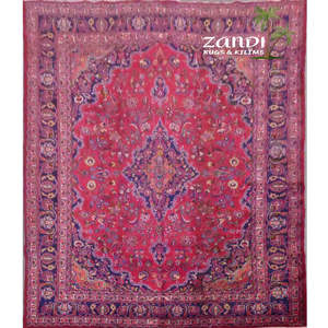 Tapis en laine de Tabriz fait main de haute qualité avec un design artisanal pour la décoration de la maison et du bureau - Product Image 1