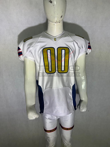 Jersey de Fútbol Americano de Malla, Transpirable, de Secado Rápido, Manga Corta, Tallas Grandes, OEM, Bordado Personalizable, MOQ Bajo - Product Image 5